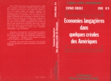 Image for Economies Langagieres Dans Quelques Creoles Des Ameriques