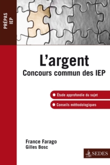 Image for L'argent: Concours Commun IEP