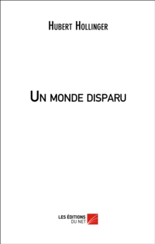 Image for Un Monde Disparu