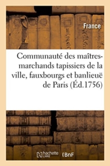 Image for Nouveau Recueil Des Statuts Et R?glemens Du Corps Et Communaut? Des Ma?tres-Marchands