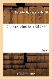 Image for Oeuvres Choisies. Tome 1