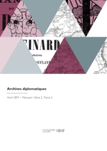 Image for Archives Diplomatiques
