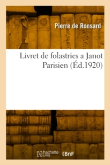 Image for Livret de folastries a Janot Parisien