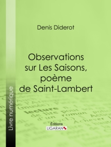 Image for Observations Sur Les Saisons, Poeme De Saint-lambert.