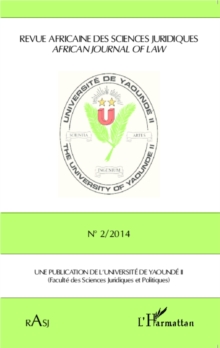 Image for Revue Africaine des Sciences Juridiques RASJ.