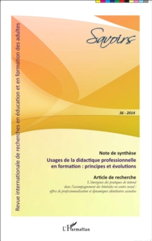 Image for Usages De La Didactique Professionnelle En Formation : Princ