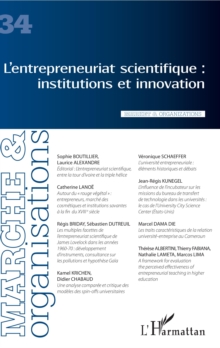 Image for L'entrepreneuriat scientifique : institutions et innovation