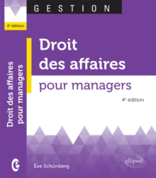 Image for Droit Des Affaires Pour Managers - 4E Ed