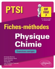 Image for Physique Chimie PTSI - Fiches-methodeset exercices corriges