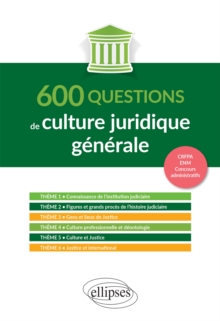 Image for 600 questions de culture juridique generale