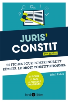 Image for Juris'Constit : 25 fiches pour comprendre et reviser le droit constitutionnel
