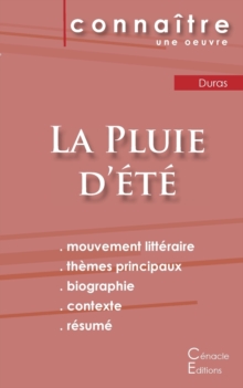 Image for Fiche de lecture La Pluie d'ete de Marguerite Duras (Analyse litteraire de reference et resume complet)