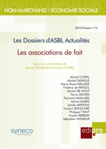Image for Les Associations De Faits: Les Dossiers D'asbl Actualites.