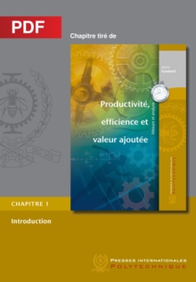 Image for Productivite, efficience et valeur ajoutee - Introduction (Chapitre PDF): Chapitre 1