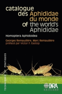 Image for Catalogue of the World's Aphididae Homoptera-Aphidoidea