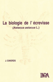 Image for Biologie de l'ecrevisse  (astacus astacus L.)