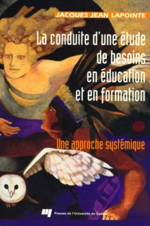 Image for Conduite D'une Etude De Besoins En Education Et En Formation: Une Approche Systemique