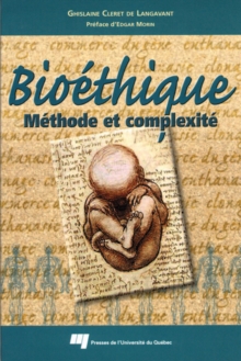 Image for Bioethique: Methode Et Complexite