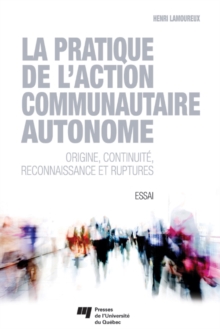 Image for La Pratique De L'action Communautaire Autonome