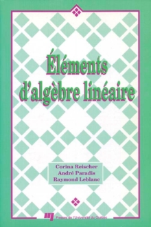 Image for Elements D'algebre Lineraire