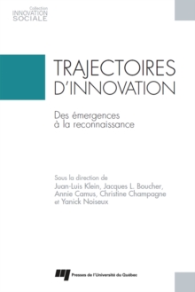Image for Trajectoires D'innovation: Des Emergences a La Reconnaissance