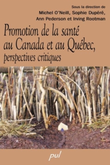 Image for La Promotion De La Sante Au Canada Et Au Quebec.