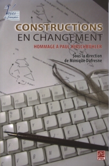 Image for Constructions en changement : Hommage a Paul Hirschbuhler