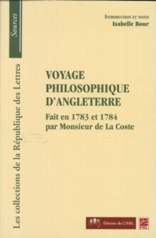 Image for Voyage philosophique d'Angleterre