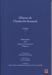 Image for Oeuvres de Charles De Koninck 1 volume 2