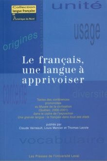 Image for Le francais, une langue a apprivoiser
