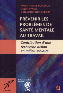 Image for Prevenir Les Problemes De Sante Mentale Au Travail.