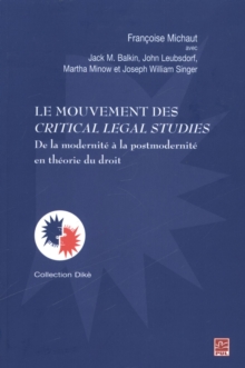 Image for Le Mouvement Des Critical Legal Studies.