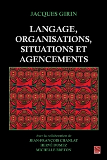 Image for Langage, organisations, situations et agencements.