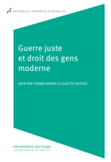 Image for Guerre juste et droit des gens moderne: Philosophie politique.