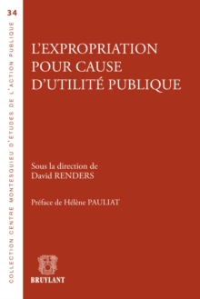 Image for L'expropriation Pour Cause D'utilite Publique