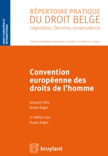 Image for Convention Europeenne Des Droits De L'homme