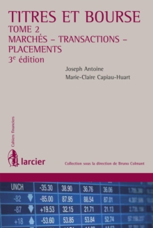 Image for Titres Et Bourse - Tome 2: Marches - Transactions - Placements