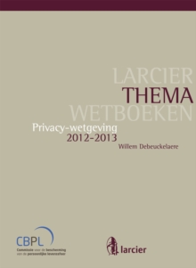 Image for Privacy-wetgeving: 2012-2013