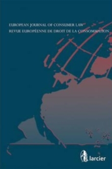 Image for Revue Europeenne de Droit de la Consommation / European Journal of Consumer Law (R.E.D.C.) 2012/3