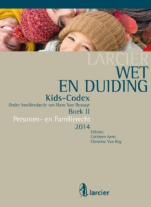 Image for Wet & Duiding Kids-codex Boek Ii: Personen- En Familierecht - Tweede Bijgewerkte Editie