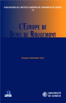 Image for L'Europe de Denis de Rougemont