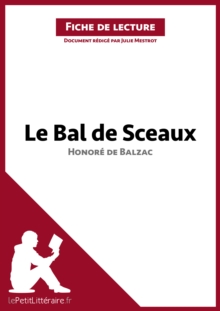 Image for Le Bal des Sceaux d'Honore de Balzac (Fiche de lecture): Resume complet et analyse detaillee de l'oeuvre