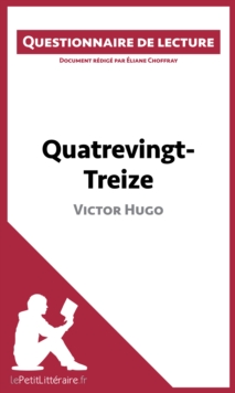 Image for Quatrevingt-Treize de Victor Hugo: Questionnaire de lecture