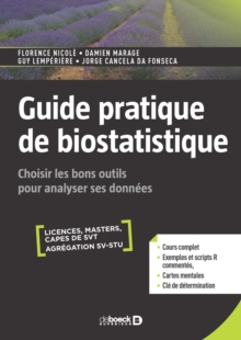 Image for Guide pratique de biostatistique