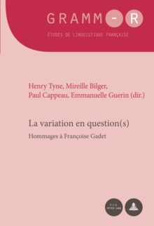 Image for La Variation En Question(s) : Hommages A Francoise Gadet