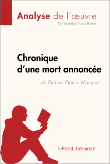 Image for Chronique D'une Mort Annoncee De Gabriel Garcia Marquez (Analyse De L'oeuvre)