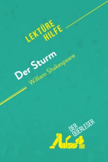 Image for Der Sturm von William Shakespeare (Lekturehilfe): Detaillierte Zusammenfassung, Personenanalyse und Interpretation