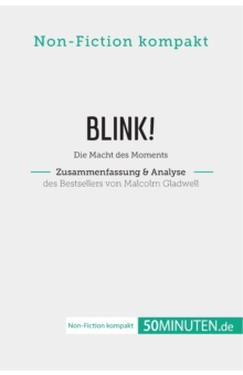 Image for Blink! Zusammenfassung & Analyse des Bestsellers von Malcolm Gladwell