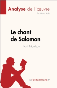 Image for Le chant de Salomon de Toni Morrison (Analyse de l' uvre)