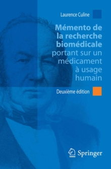 Image for Memento de la recherche biomedicale portant sur un medicament a usage humain